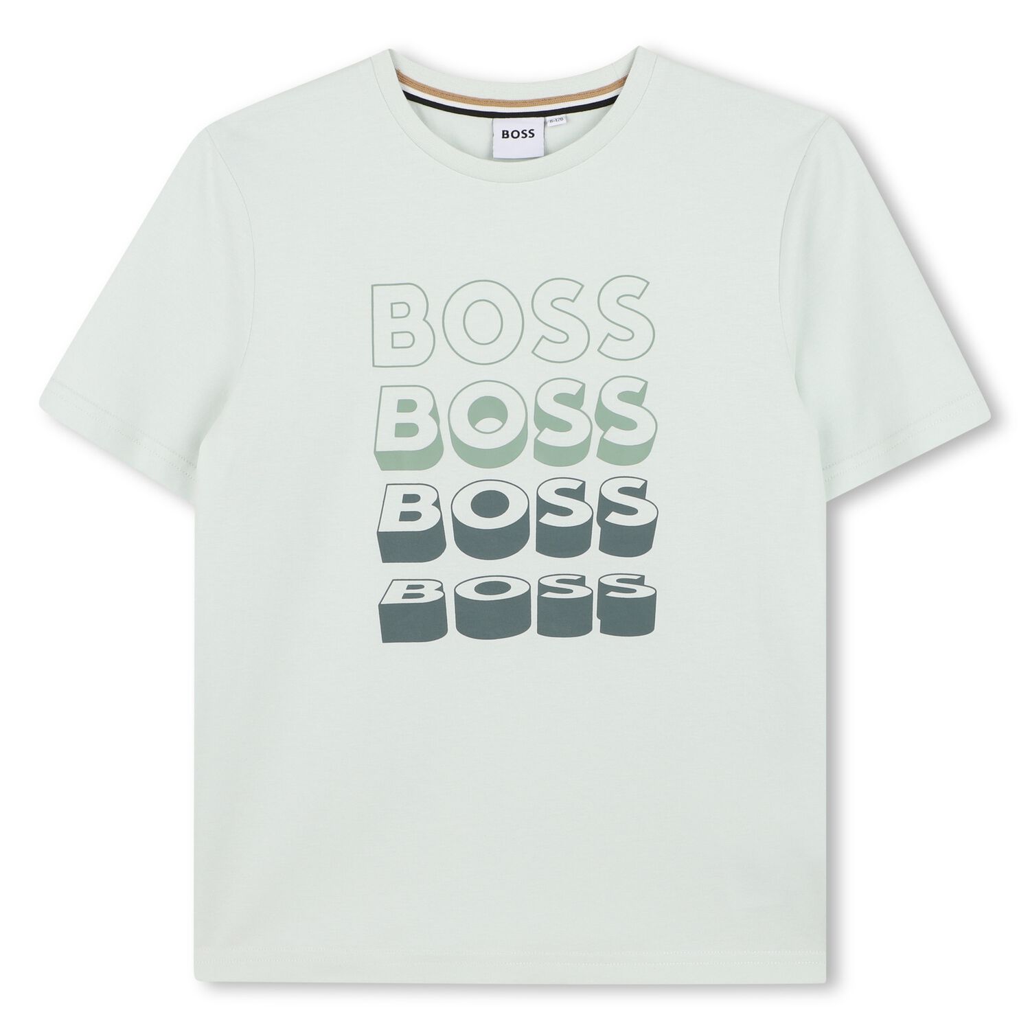 Boys Green Logo T-Shirt, 5, hi-res