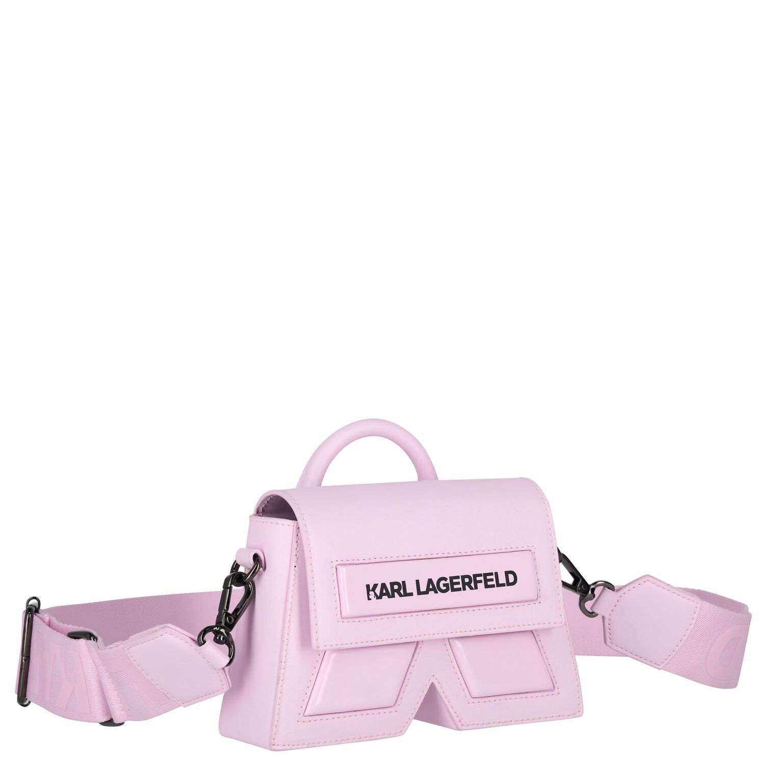 Girls Pink Logo Handbag, 1, hi-res