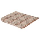Beige & Brown Zig Zag Baby Blanket, 2, hi-res