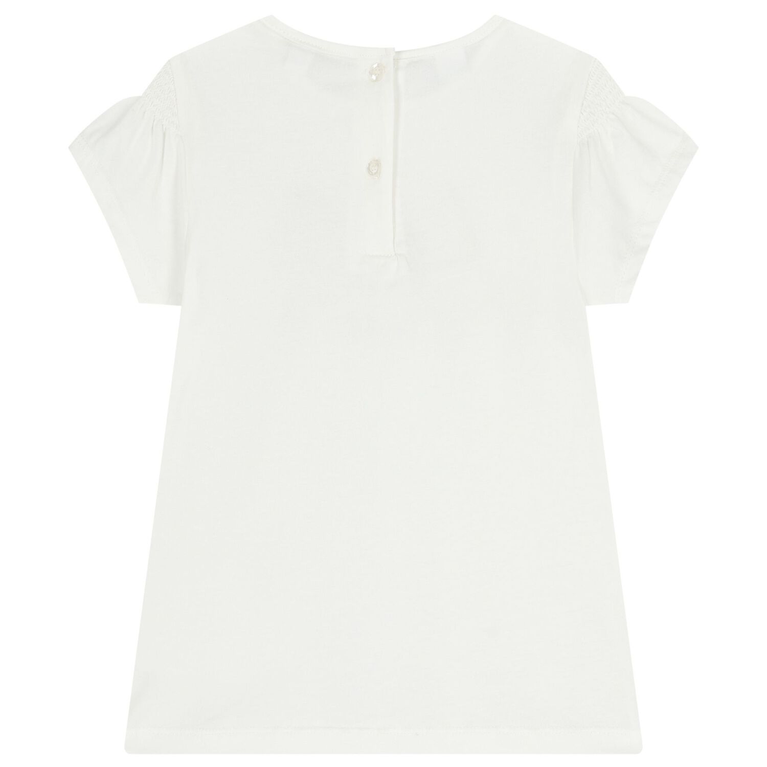 Girls Ivory & Beige Bow Skirt Set, 1, hi-res