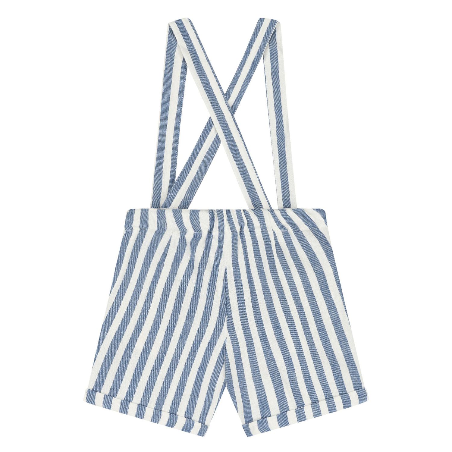 طقم شورت باللونين الأبيض والأزرق للأولاد  , 1, hi-res