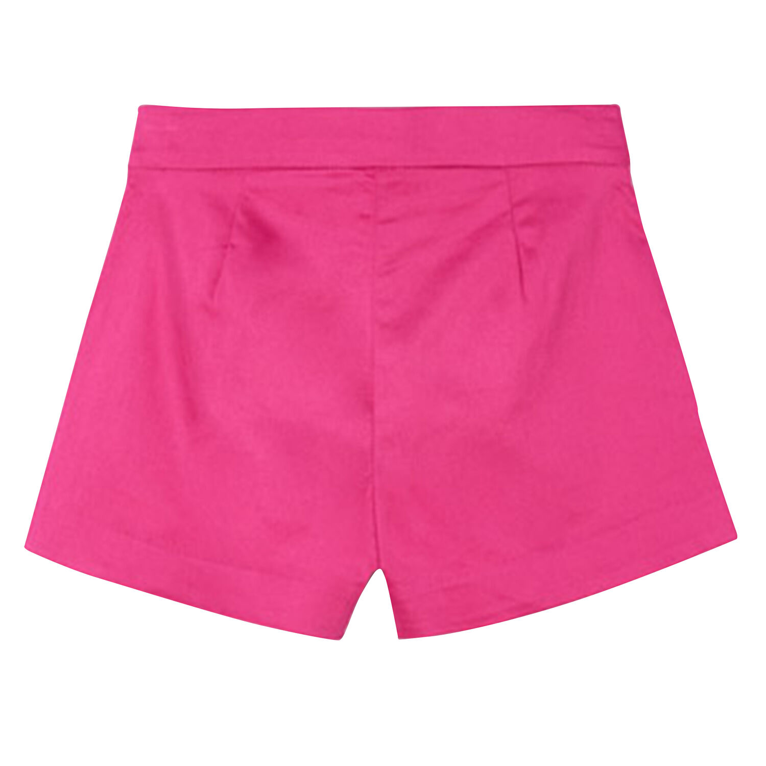 شورت ساتان باللون الزهري للبنات, 1, hi-res