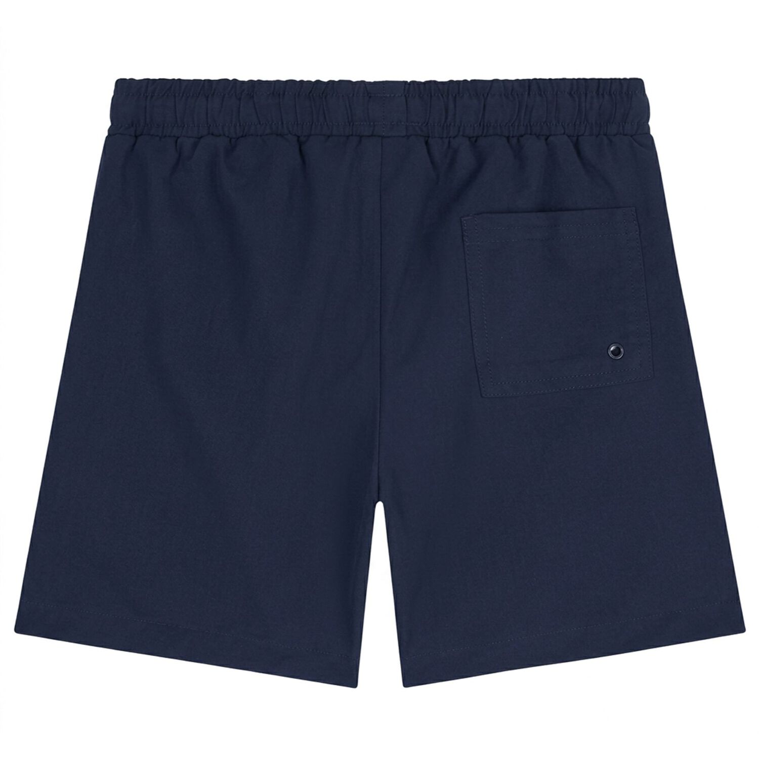 Boys Navy Blue Tiger Logo Swim Shorts, 1, hi-res