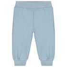  بدلة رياضية للأولاد 3 قطع باللون البيج  و الأبيض و الأزرق, 1, hi-res