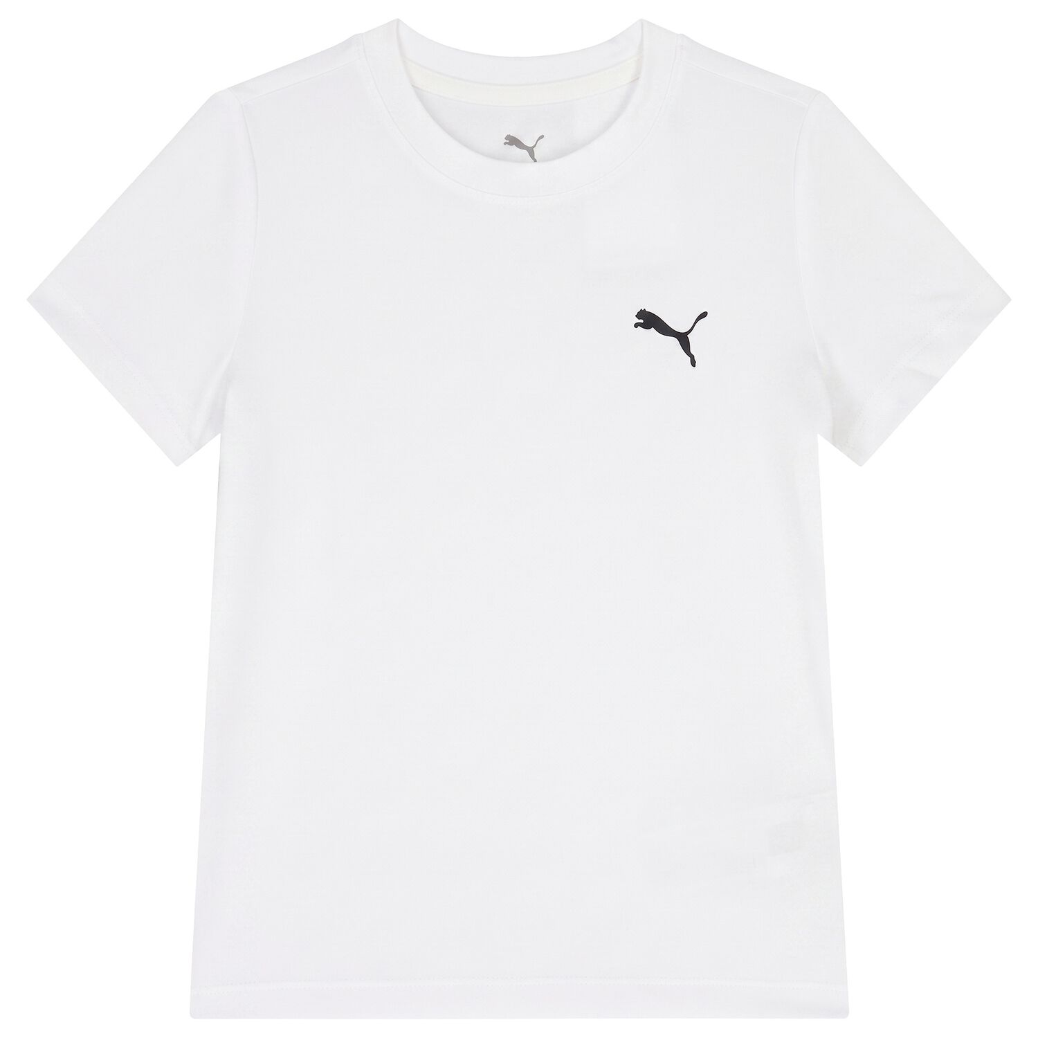 Boys White Logo T-Shirt, 3, hi-res