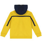 Boys Yellow & Navy Blue Tracksuit, 1, hi-res