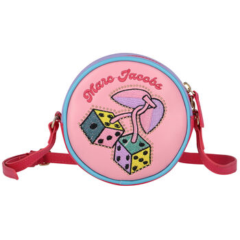 Girls Pink Logo Shoulder Bag