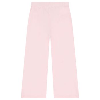 Girls Pink Logo Trousers