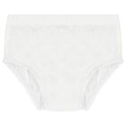 طقم فستان ساتان باللون الأبيض للبنات  , 1, hi-res