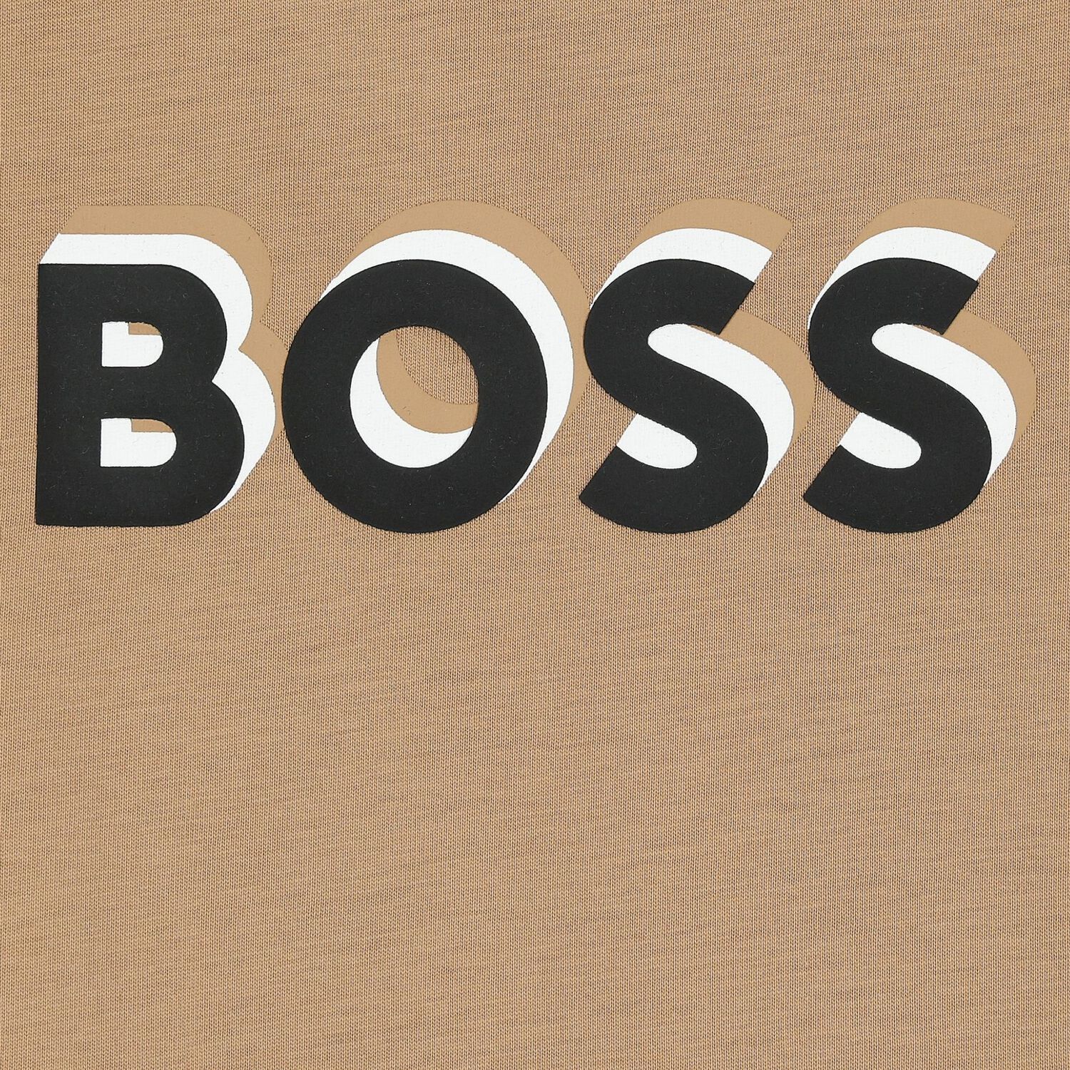 Boys Beige Logo T-Shirt, 3, hi-res image number null