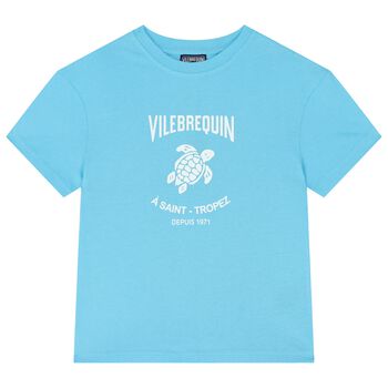 Boys Blue Turtle T-Shirt
