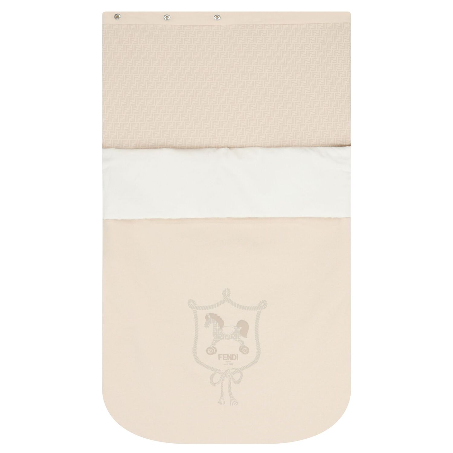 عش أطفال بيج اللون بشعار, 3, hi-res