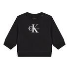 Baby Boys Black Logo Tracksuit, 1, hi-res