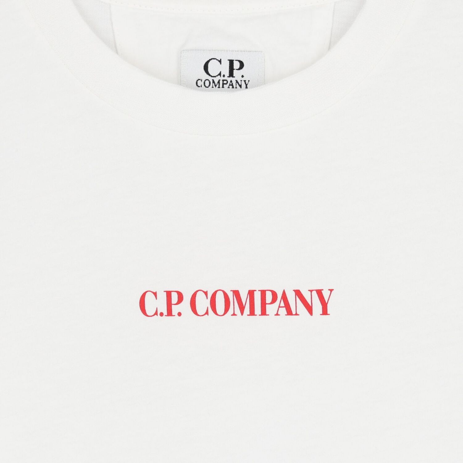 بلوزة بيضاء بأكمام طويلة بشعار للأولاد, 1, hi-res