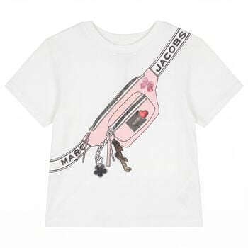 Girls White Bag T-Shirt