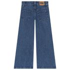 بنطلون جينز باللون الأزرق للبنات, 1, hi-res