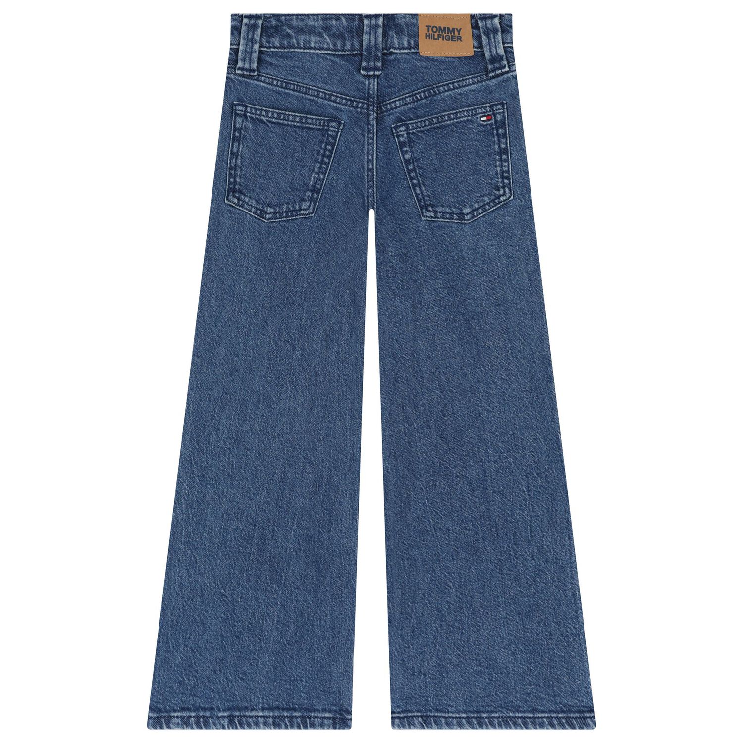 بنطلون جينز باللون الأزرق للبنات, 1, hi-res image number null