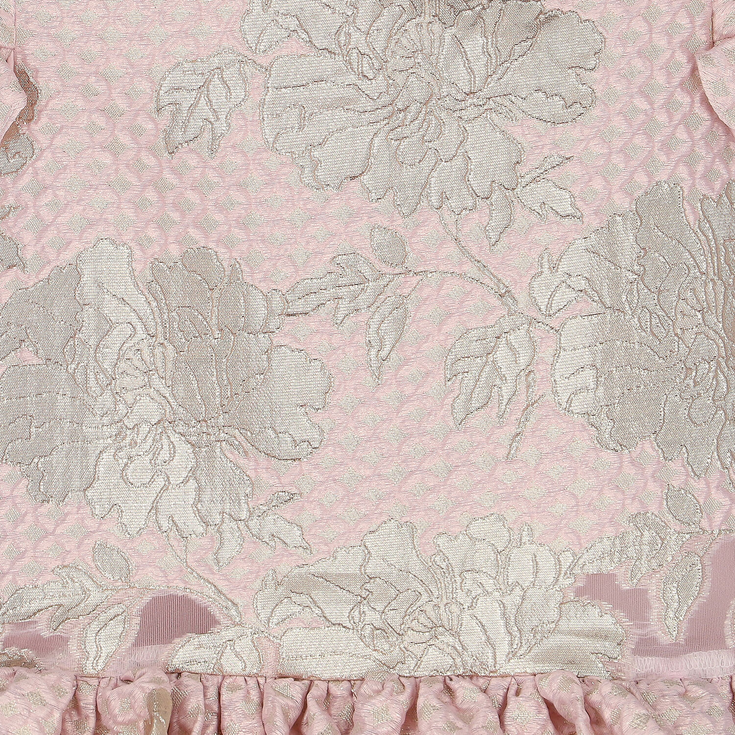 فستان عيد بأورجانزا باللون الوردي والذهبي, 1, hi-res