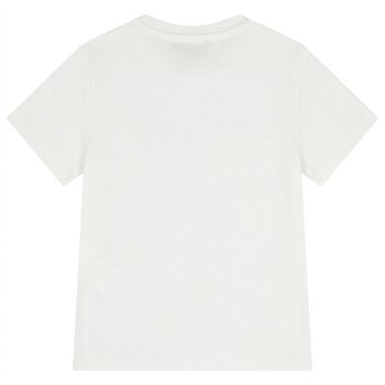 Girls White Logo T-Shirt