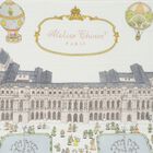 بطانية قماط بطبعة قصر فرساى باللون العاجى للأطفال , 1, hi-res