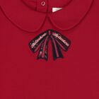 Girls Red & Navy Blue Tartan Dress, 1, hi-res