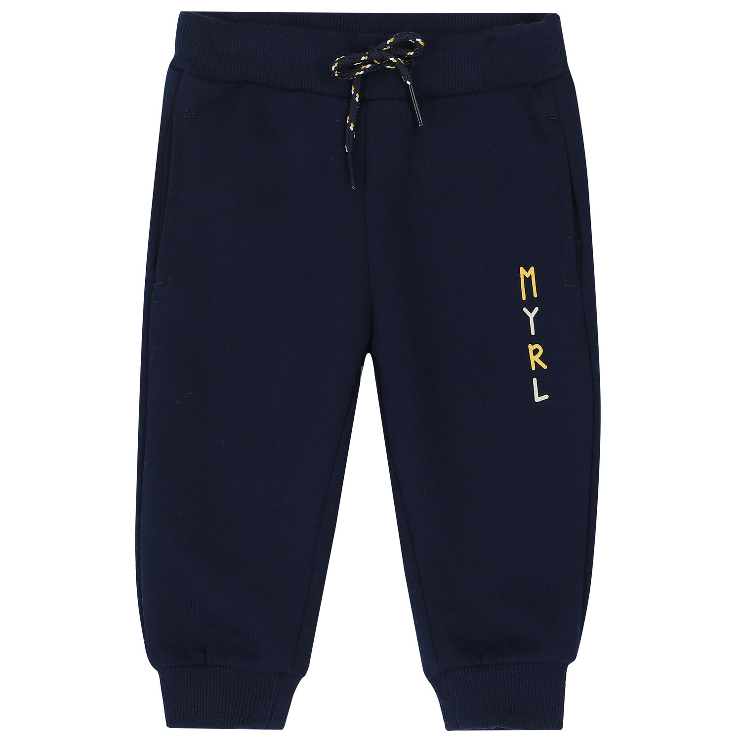 Younger Boys Navy & Yellow Tracksuit, 1, hi-res image number null