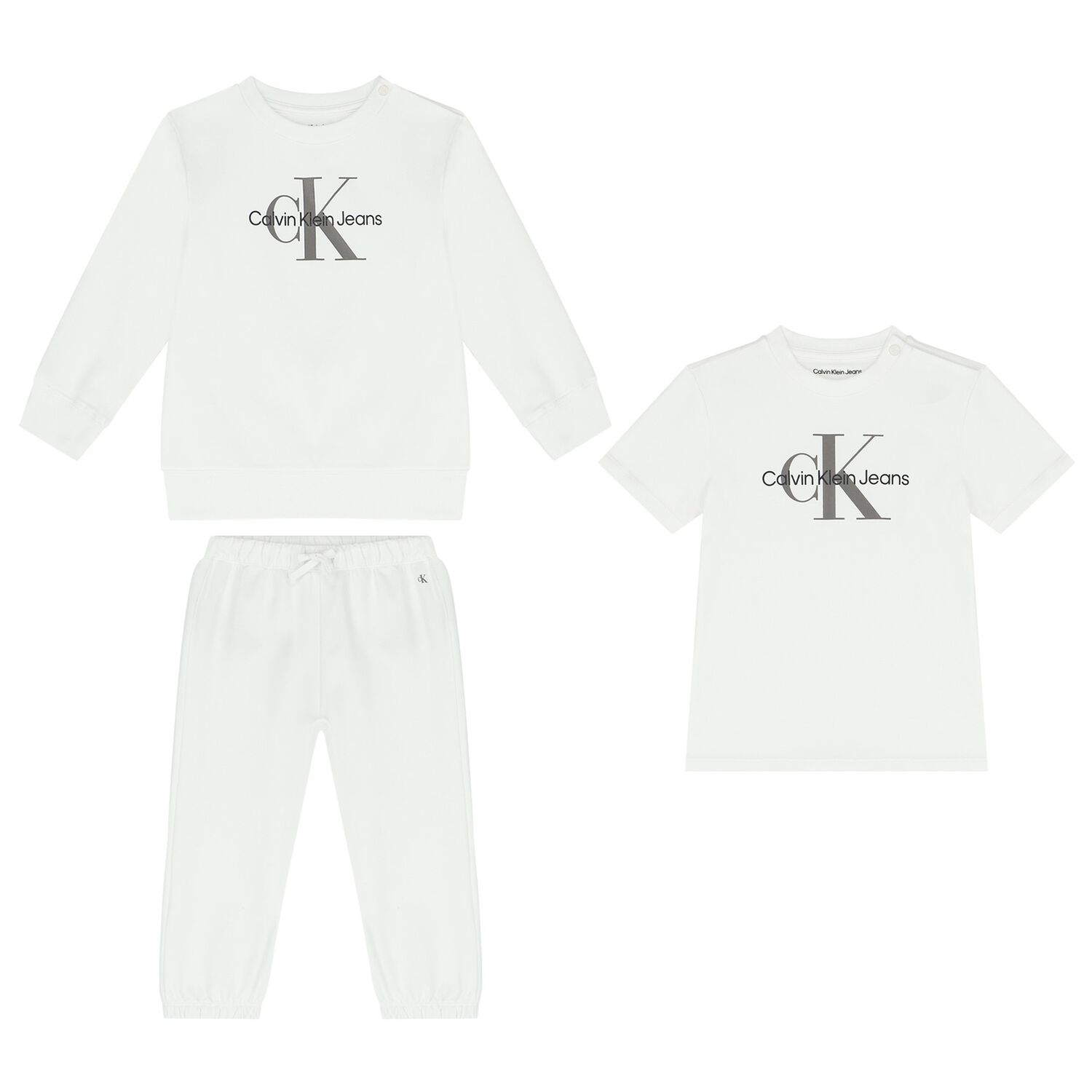 White 3-Piece Tracksuit Gift Set, 4, hi-res