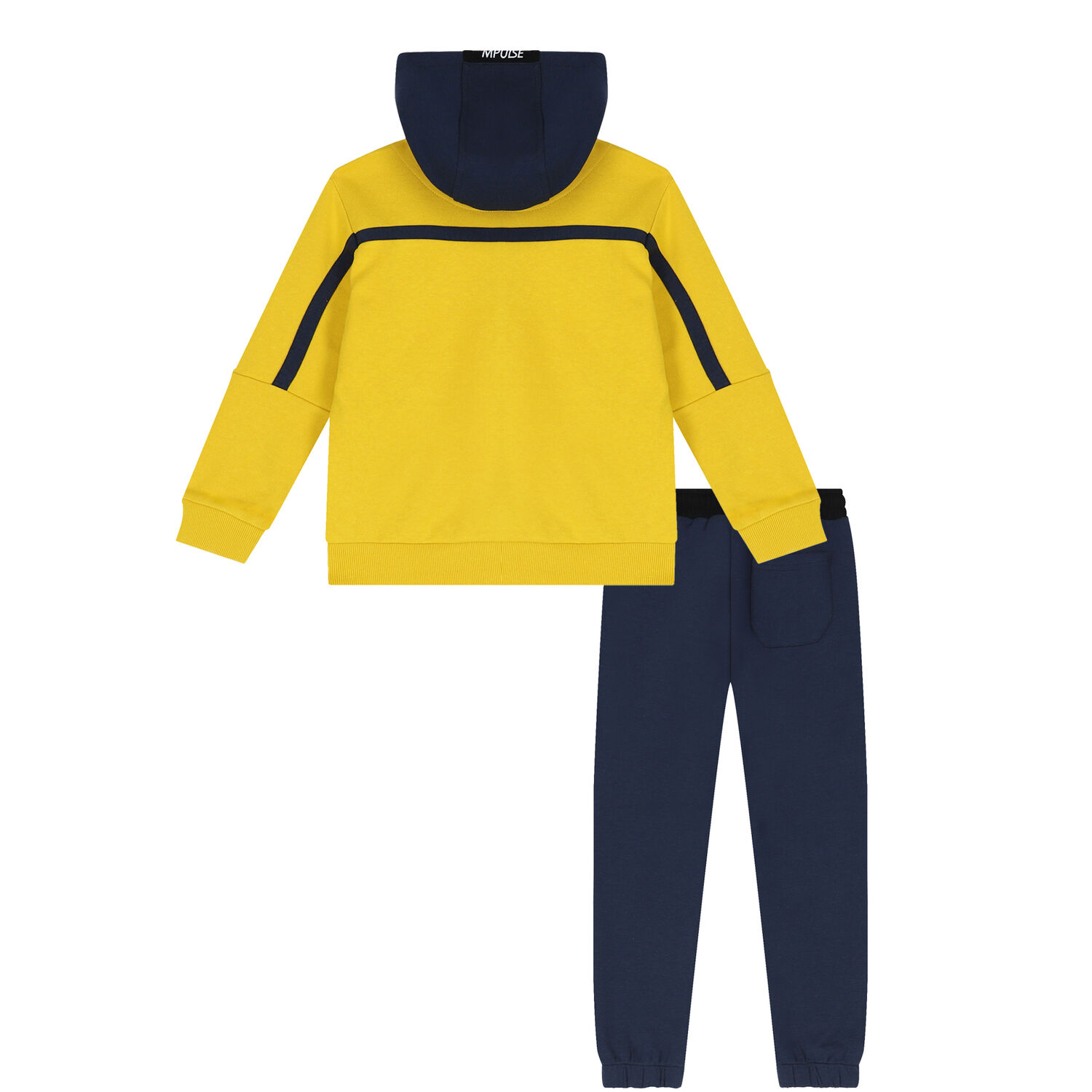 Boys Yellow & Navy Blue Tracksuit, 1, hi-res image number null