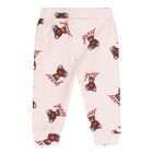 طقم ملابس داخلية للبنات الصغيرات مزين بشعار دب تيدي باللونين الوردي والأبيض, 1, hi-res