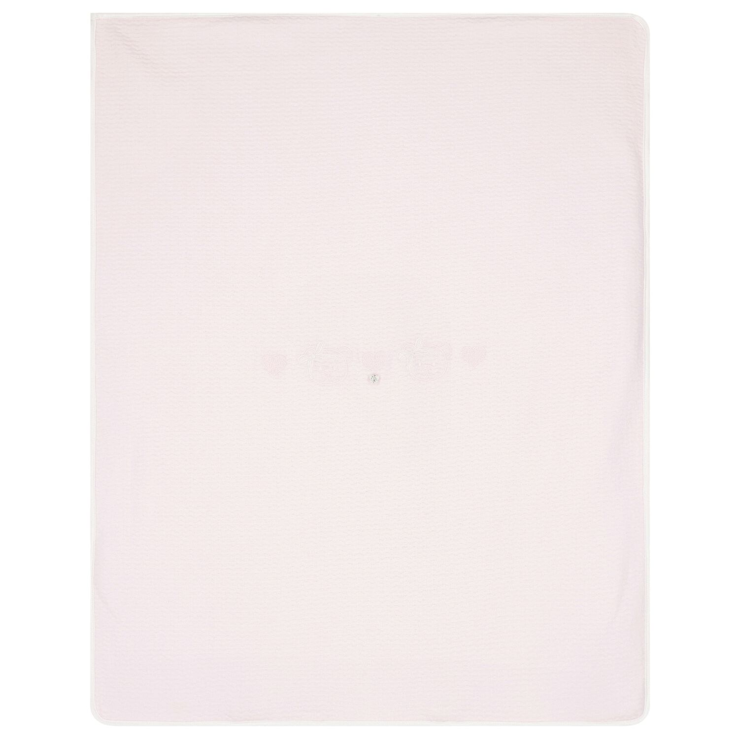 بطانية بنات بشعار تيدي والقلوب باللون الوردي, 1, hi-res