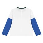 طقم بنطلون باللون الأبيض والاخضر للأولاد, 1, hi-res