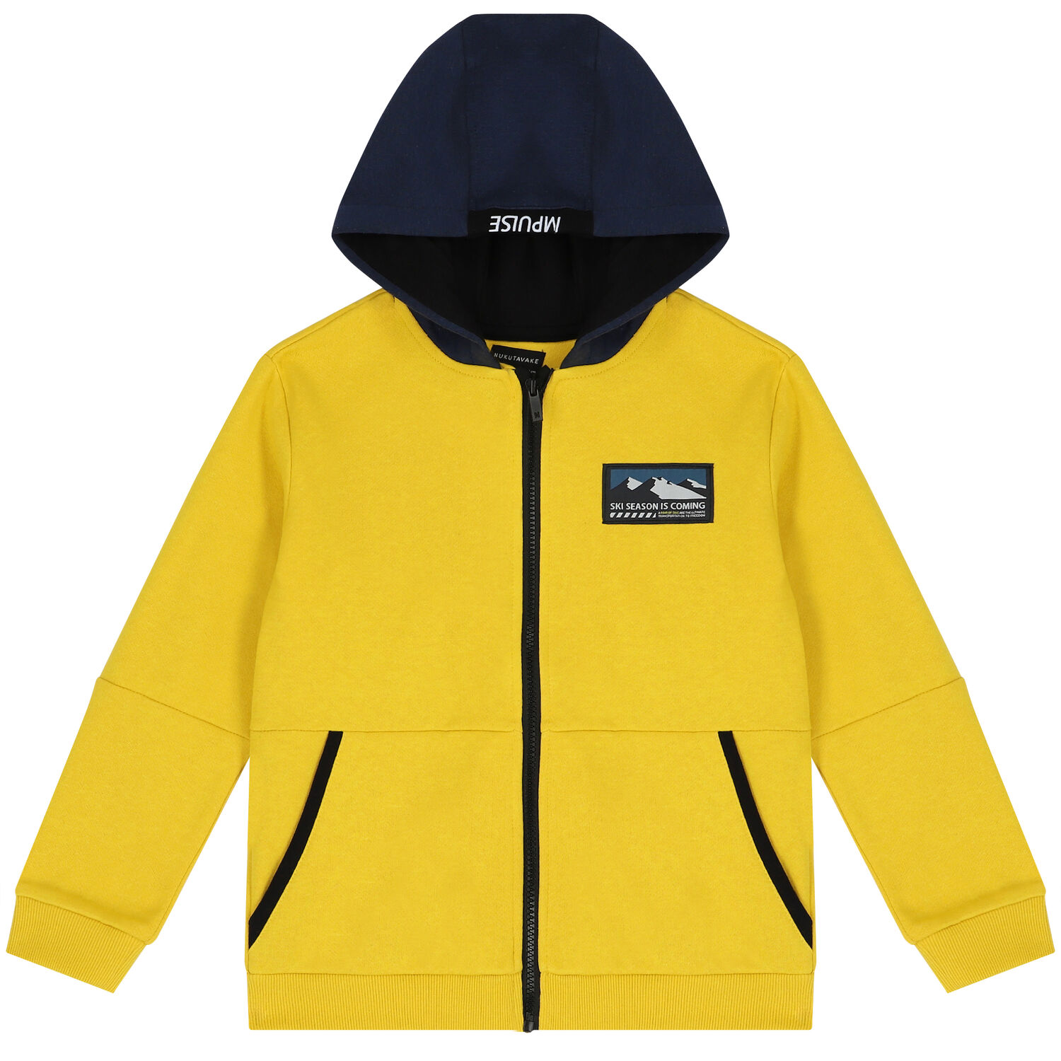 Boys Yellow & Navy Blue Tracksuit, 1, hi-res image number null