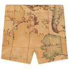 White & Beige Geo Map Babygrow Gift Set, 2, hi-res