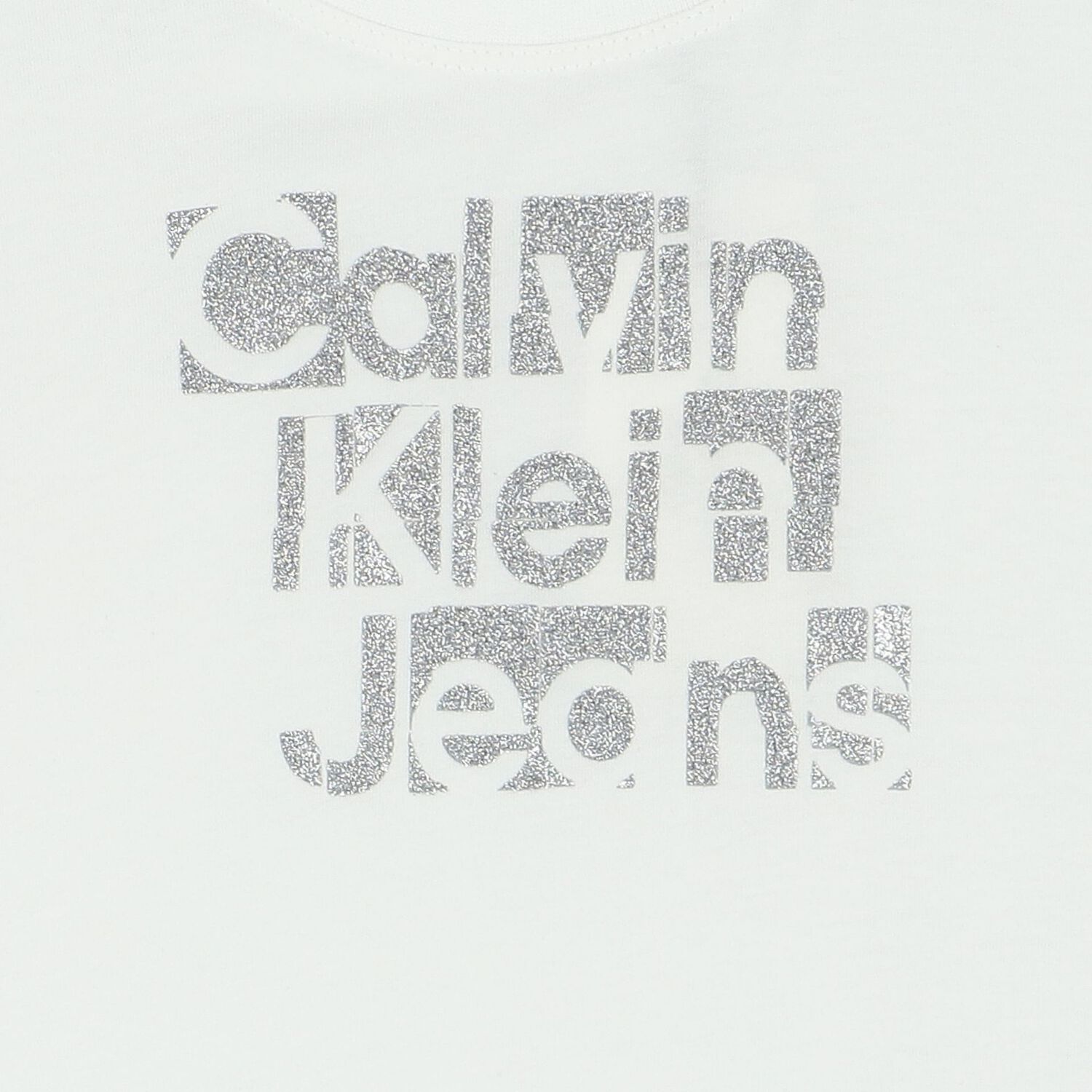 Girls White Logo T-Shirt, 2, hi-res