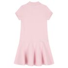 Girls Pink Logo Polo Dress, 1, hi-res