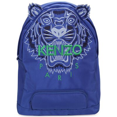 Boys Purple Tiger Logo Backpack