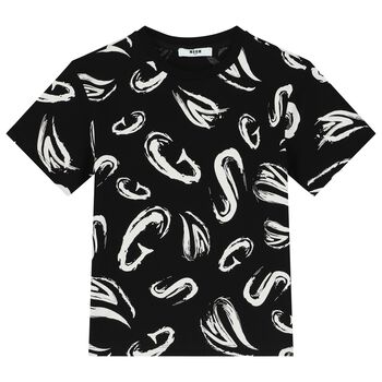 Boys Black Logo T-Shirt