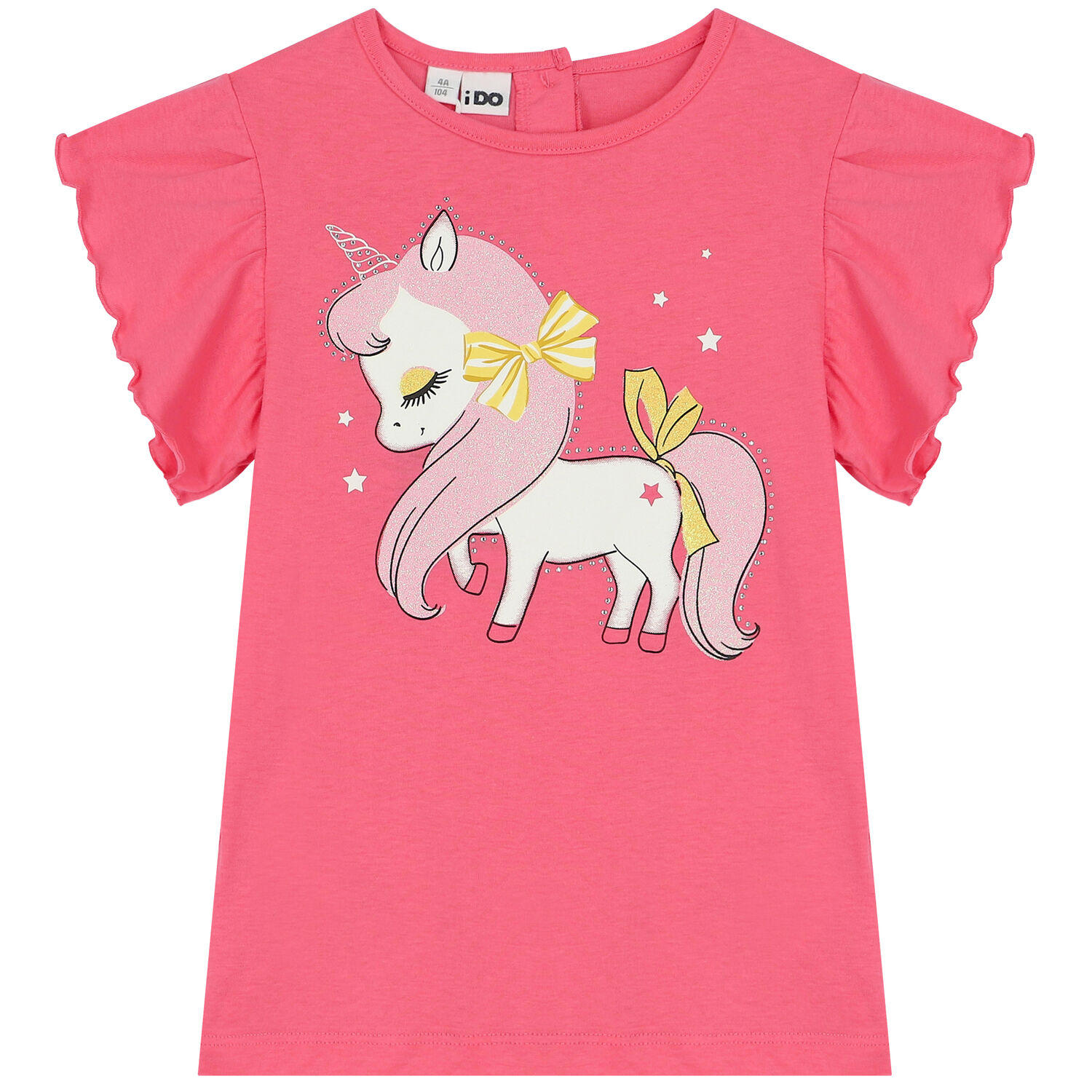 Girls Pink Unicorn T-Shirt, 2, hi-res