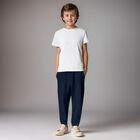 Boys Navy Logo Joggers, 2, hi-res