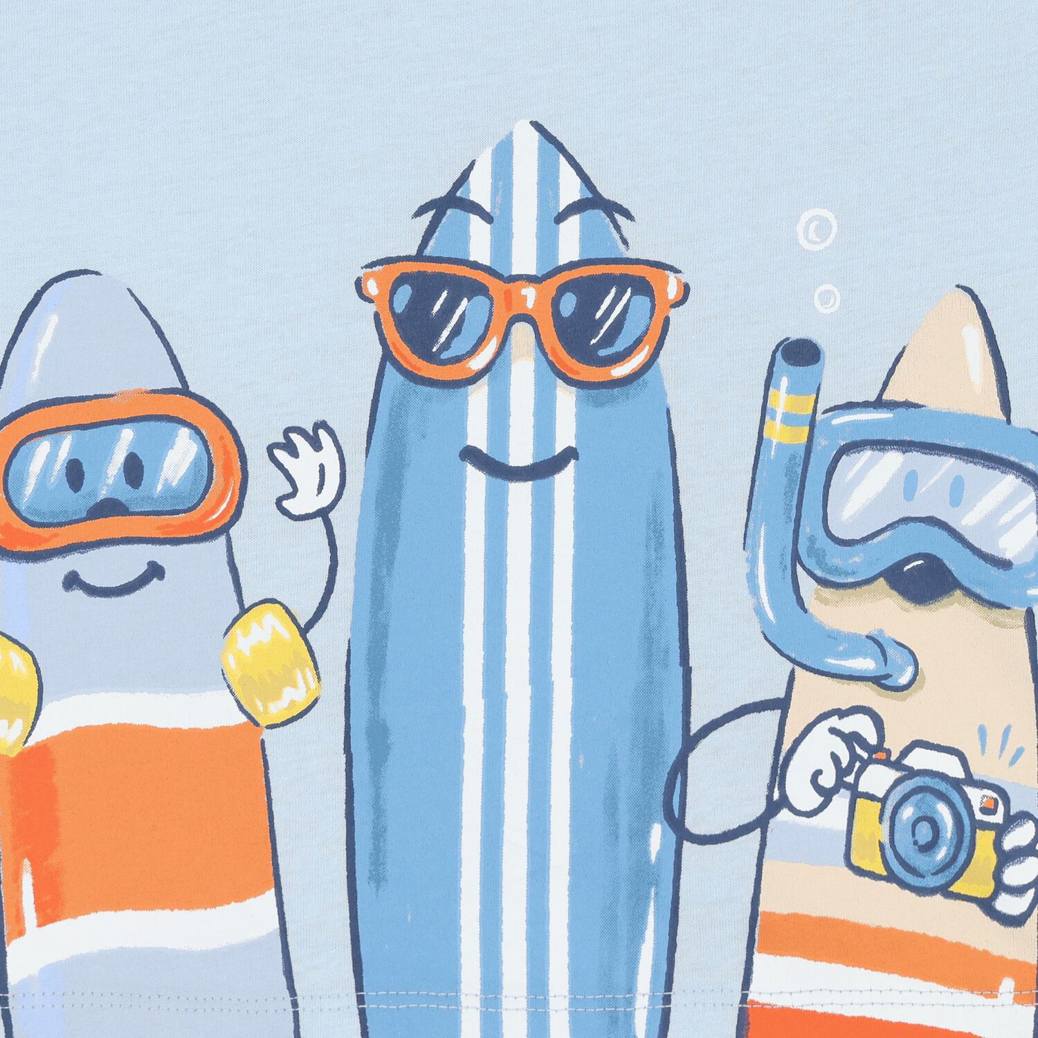 Younger Boys Blue Shorts Set, 3, hi-res