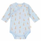 Baby Boys Blue Logo Bodysuit, 1, hi-res