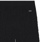 بنطلون بنات بالشعار باللون الأسود, 1, hi-res