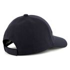 Girls Navy Blue Logo Cap, 1, hi-res