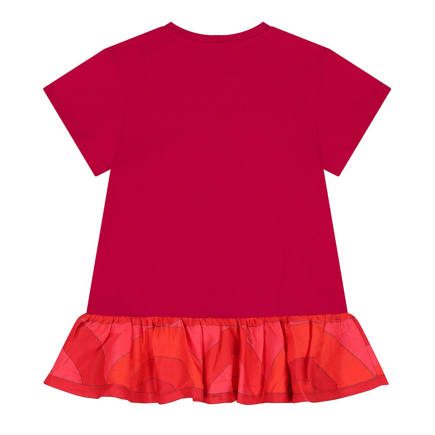 Younger Girls Red Logo Dress, 1, hi-res