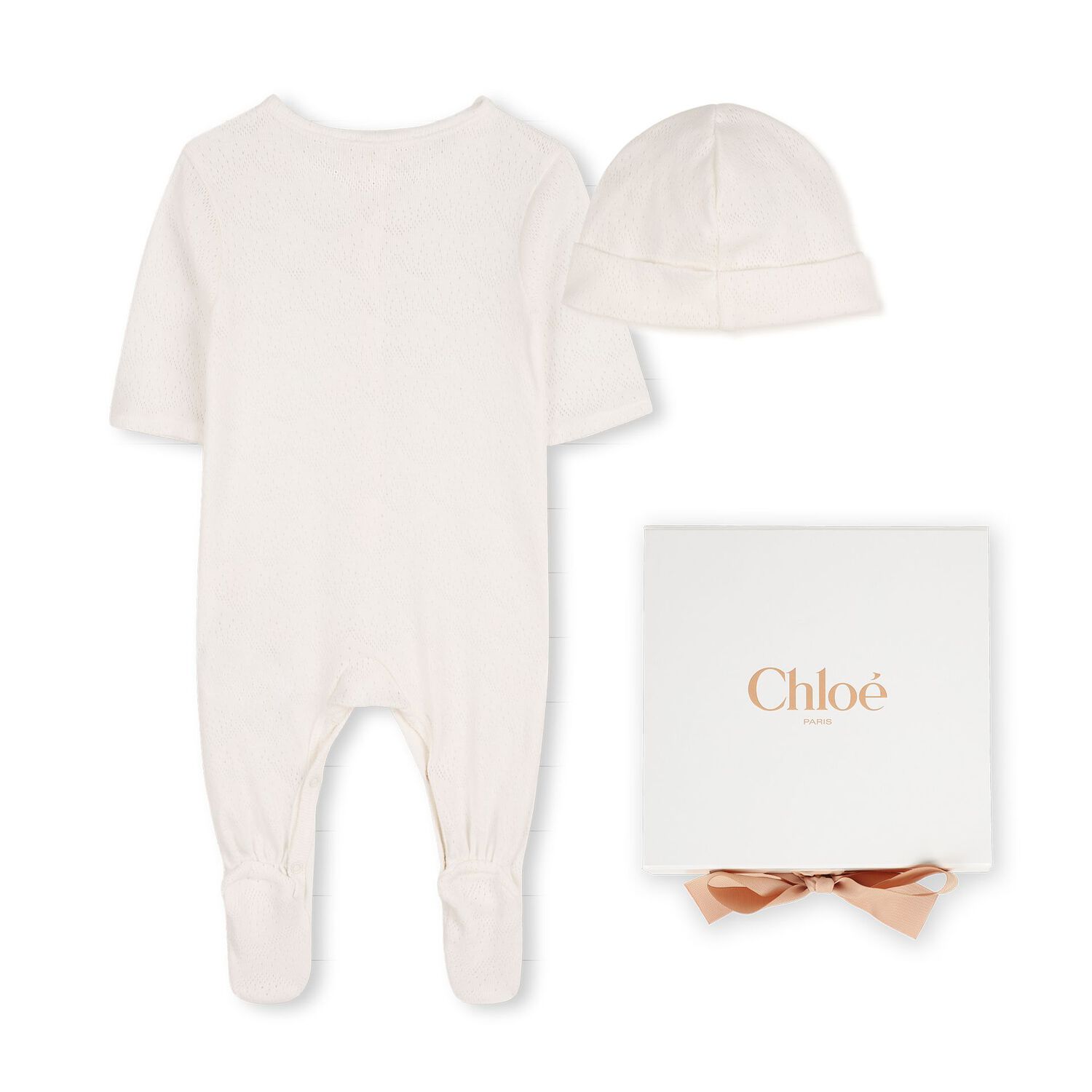 Baby Girls Ivory Babygrow Gift Set, 1, hi-res