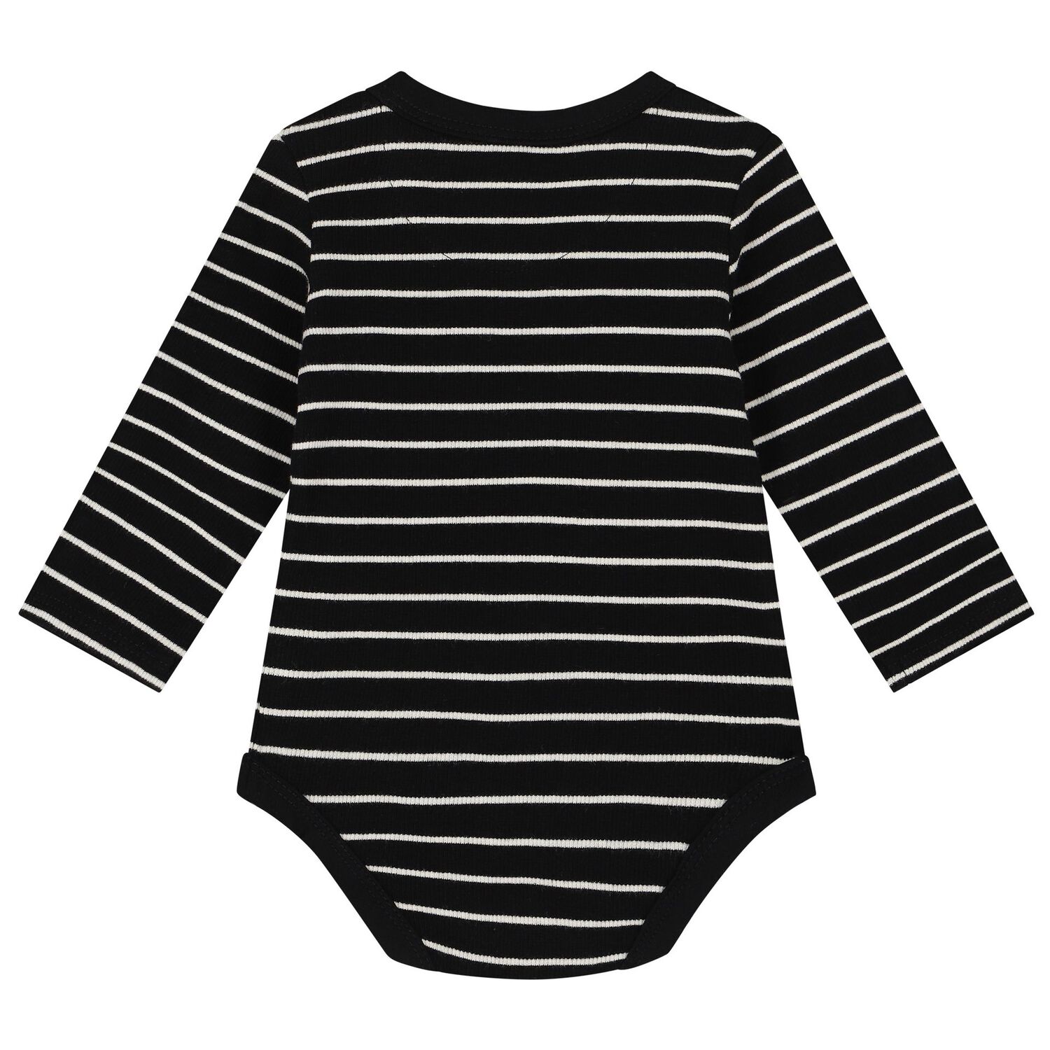 Baby Boys Black & Ivory Bodysuits ( 2 Pack ), 1, hi-res
