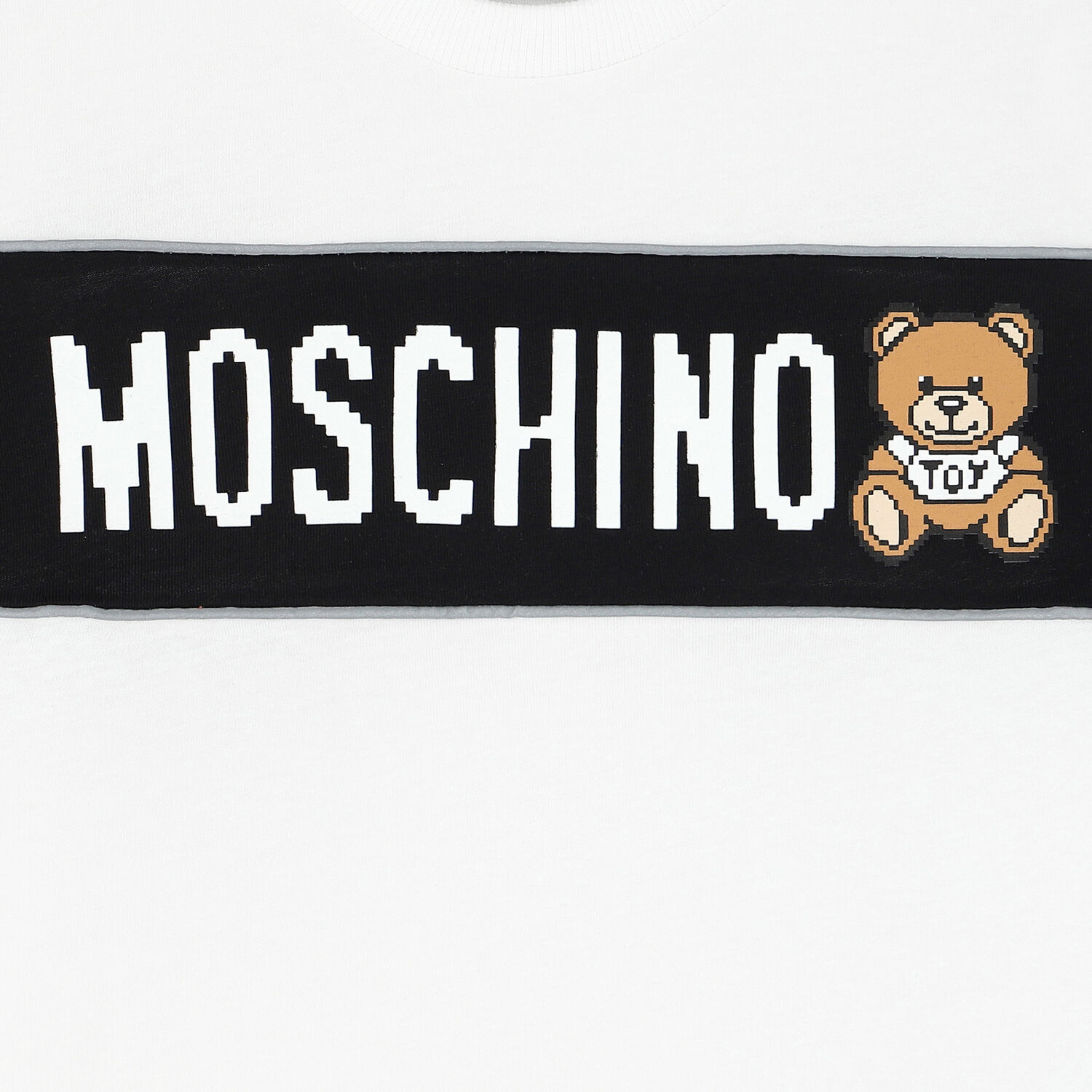 تيشيرت بالشعار باللون الأبيض للأولاد, 3, hi-res