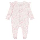 Baby Girls White & Pink Floral Babygrow Gift Set, 1, hi-res