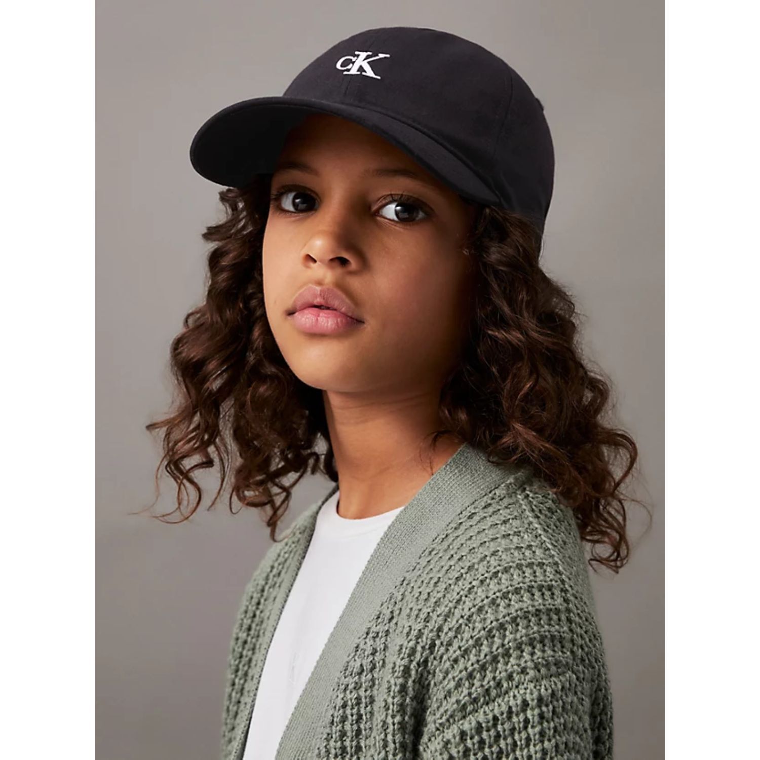 كاب بالشعار باللون الاسود, 1, hi-res