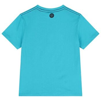 Boys Aqua Shark T-Shirt